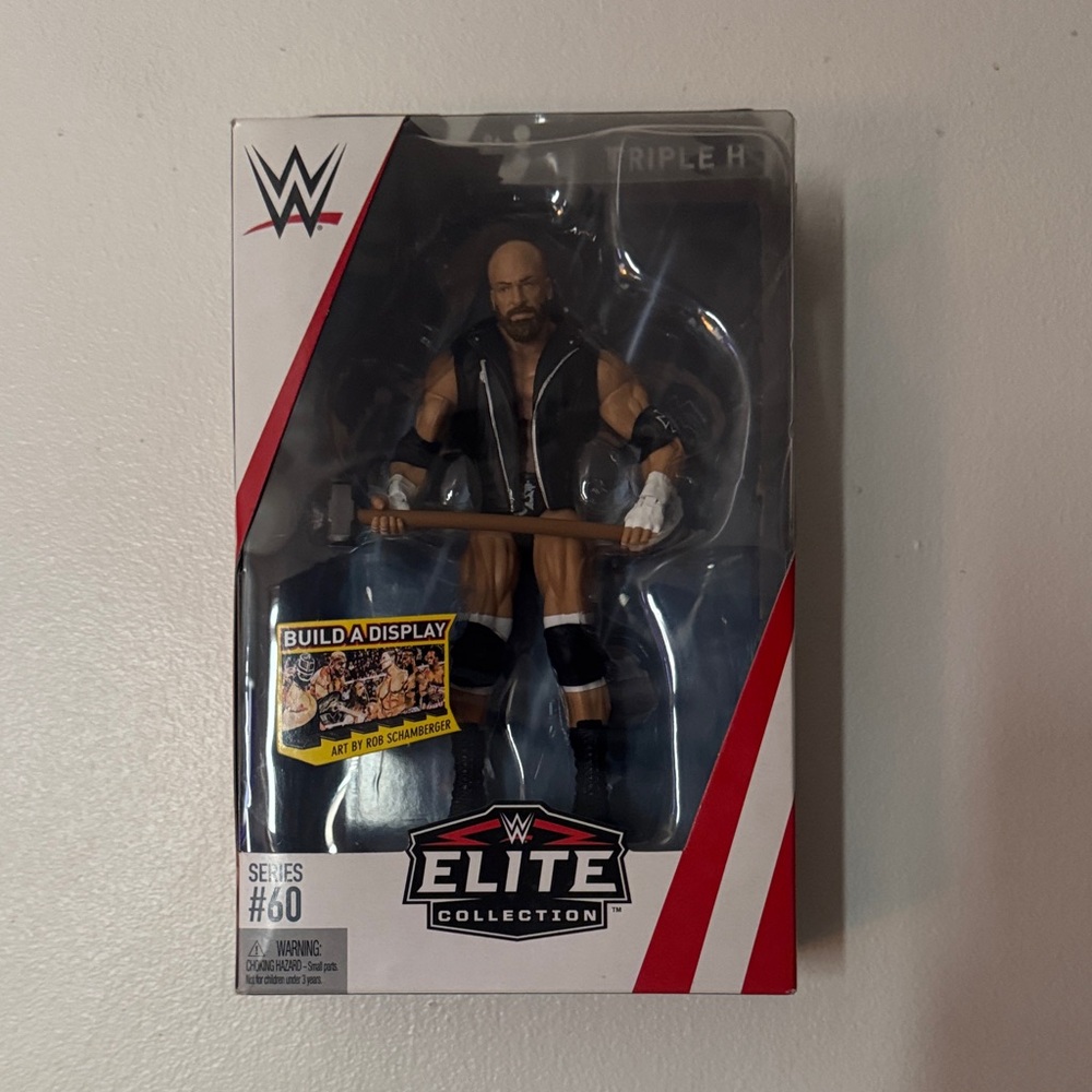 WWE Elite Collection Triple H Figure with Sledgehammer